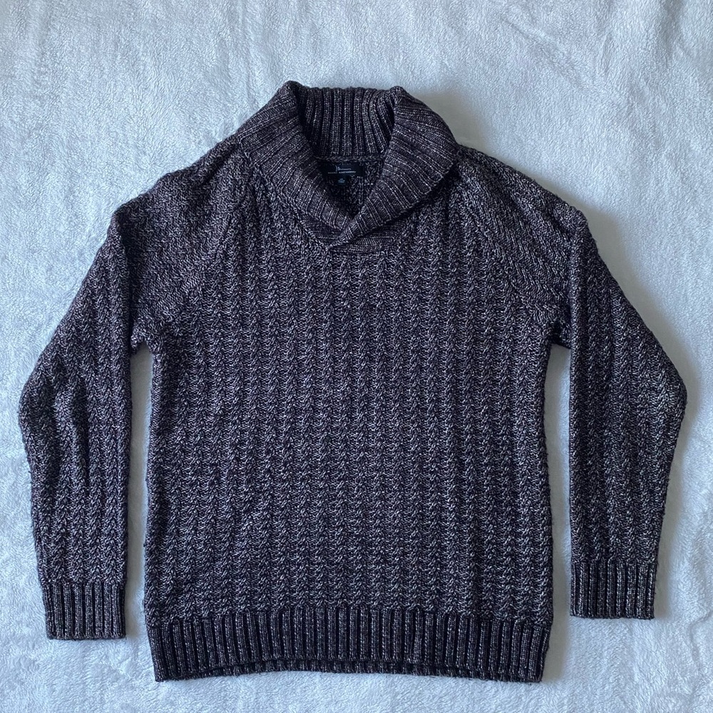 Marc Anthony Men’s Purple/Grey Knit Sweater